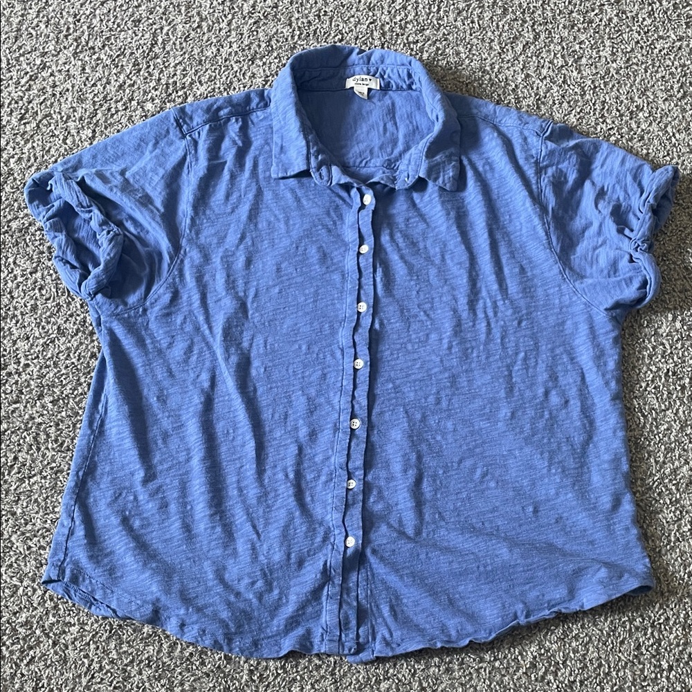 Blue Cotton Top